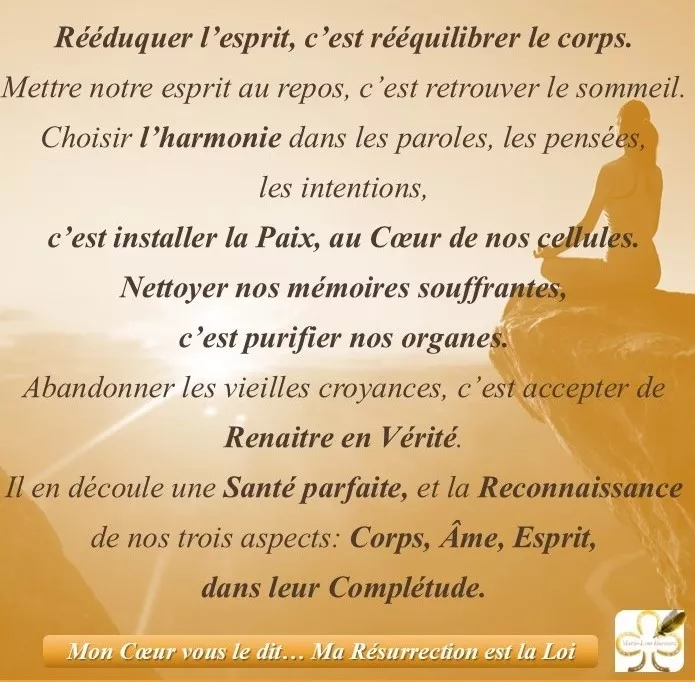 Rééduquer l’esprit ... 