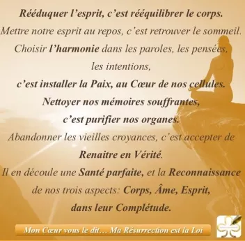 Rééduquer l’esprit ... 